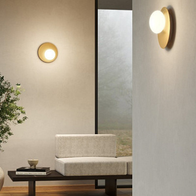 05601BBDHXXBB Elesi luce Bianca AP PL 22 LED IP20 небольшой круглый дизайнерский настенный и потолочный светильник белый