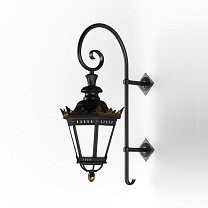 Citadelle N° 3; Opal PMMA E27 with crown - 105W; Dark black