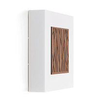 Уличный настенный светильник Lombardo Art 250 Bamboo, 17 Вт, 2040 лм, кортен