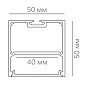 Потолочный светильник LINEAR 5050 N Led Techology — фото 1