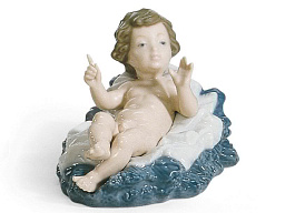 1001388 Lladro Baby Jesus фарфоровая статуэтка младенца Иисуса