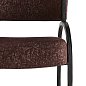 Кресло Arteriors Bahati, бордовый шенилл и натуральное железо — фото 6