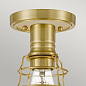 Потолочный светильник Mixon Quoizel QZ-MIXON-SF-BB шлифованная латунь — фото 1