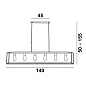 HENOUTMIRE 6 OUSER MEDIUM подвесной светильник Davidts lighting