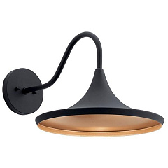 Elias LED 3000K 11.5" Wall Light Textured Black уличный настенный светильник 59029BKTLED Kichler