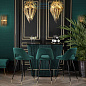 112055 Counter Stool Avorio roche green velvet Eichholtz