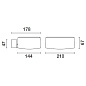 P013 View Opti Linear iGuzzini large body - neutral white - DALI - up light wall washer optic — фото 1