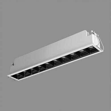 ACB Iluminacion Tango 3768/28 Встраиваемый Белый/Черный, LED 1x20W 3000K 1800lm, IP43, Встроенный LED