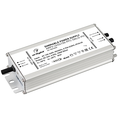 026126(2) Arlight блок питания ARPV-UH24150-PFC-DALI2-PH (24V, 6.3A, 150W)