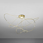PLHOOPS3CRCRLED Axolight Hoops 3 PL LED потолочный светильник с 3 кольцами хром — фото 1