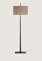 Bronzed shown with 22 Tall Eye, Supplied with Champagne, Pearl or Frosted Perspex Baffle in Putty Silk with Cream Card lining