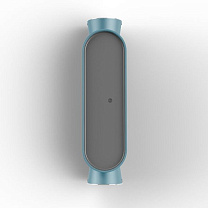 Ibuk N° 1; Polycarbonate black Built-in LED 3000°K warm white 14W 10 / 10°; Blue