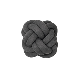 2351-1100 Design Stockholm House Knot Серая интерьерная подушка в форме узла
