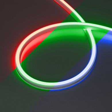 059735 Arlight Лента герметичная WAVE-SIDE-DOUBLE-B84-16x15 мм 24 В RGB (10 Вт/м, IP67, 5 м, wire x1)
