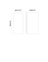 BLOK OUT W15 (1L) SILVER; BLOK OUT W15 (1L) BRONZE LED PAR16 5W (Gu10) F 1,3; BLOK OUT W15 (1L) CORTEN; BLOK OUT W15 (2L) SILVER; BLOK OUT W15 (2L) BRONZE LED PAR16 2 x 5W (Gu10) F 1,1; BLOK OUT W15 (2L) CORTEN