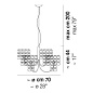MINIGIOGALI SP CHA Vistosi Подвесной светильник
