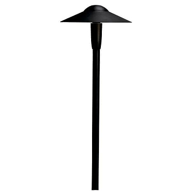 8" Dome 2700K LED Path Light Textured Black светильник-столбик для дорожек 15810BKT27R Kichler