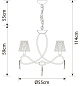 Подвесная люстра Arte Lamp LOGICO A1035LM-5AB — фото 4