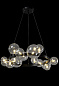 Люстра Crystal Lux AGATA SP15 V2 BLACK/TRANSPARENTE — фото 3