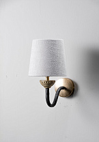Black with Brass shown 5.5 Fez in Natural Linen and Cream Card lining