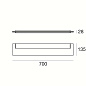 SKINNY Светодиодный настенный светильник непрямого света Linea Light Group PID293075 — фото 8