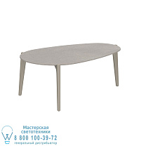 СТОЛИК TEA TIME 100X60CM H40 SAND CERAMIC CEMENTO LUMINOSO Royal Botania