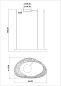 A1847SP-36BK Arte Lamp Cinta подвесная люстра LED 1х36W 1800Lm 4000K — фото 3