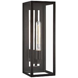 CHO2932AI-CG Visual Comfort Fresno уличный настенный светильник с вертикальной лампой в каркасе прямоугольной формы