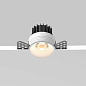 Round Maytoni встраиваемый светильник DL058-7W3K-TRS-W белый