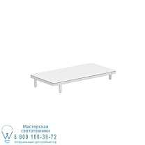 СТОЛ ALURA LOUNGE 160 ЛИТ 160X80X23CM СТОЛЕШНИЦА SAND CERAMIC ЖЕМЧУЖНО-СЕРЫЙ Royal Botania