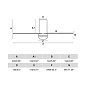 MINI PUNT TUB S LED Faro Barcelona люстра-вентилятор 33832WP-1TW белый — фото 2