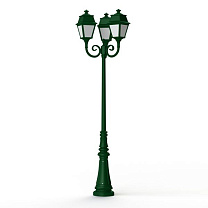 Avenue 2 N° 11; Opal PMMA Built-in LED 2700°K warm white 3x13W; Fir green