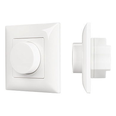 033010 Arlight Панель SMART-P14-DIM-P-IN White (230V, 1.5A, 0/1-10V, Rotary, 2.4G)