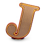 Графический светильник DelightFULL Letter J — фото 1