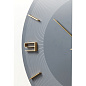 52054 Настенные часы Leonardo Grey/Gold Ø49см Kare Design