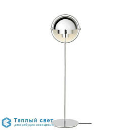 MULTI-LITE LAMPADAIRE GUBI Multi-lite торшер с шарообразным плафоном на хромированной стойке