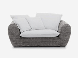 Gervasoni Outdoor Садовый диван из смолы со съемным чехлом Gervasoni