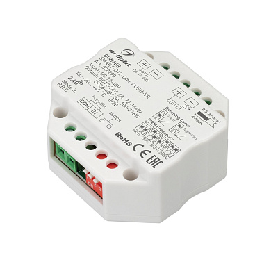 028290 Arlight Диммер SMART-D12-DIM-PUSH-VR (12-48V, 1x6A, 2.4G)