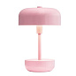 Haipot pink LED rechargeable table lamp Dyberg Larsen настольная лампа 7204