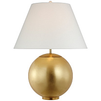 Morton Large Table Lamp позолота с льняным абажуром
