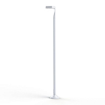 Square N° 4; Satin-finish polycarbonate Built-in LED 4000°K neutral white 35W; White