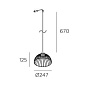 71-8483-93-05 Leds C4 Contrast ø247mm for Deltatrack дерево