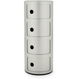 04985SI Kartell Componibili комод с четырьмя отделениями круглый пластиковый