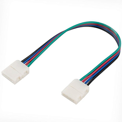 023955 Коннектор выводной FIX-RGB-10mm-150mm-X 2 (4-pin) Arlight