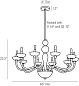 89479 Gustavo Chandelier Arteriors люстра