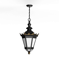 Citadelle N° 1; Opal PMMA E27 with crown - 105W; Dark black