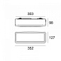 7809 Linea Light My White S AP настенный или потолочный светильник в минималистичном стиле белый — фото 3