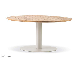 Bellagio outdoor Круглый садовый стол из тикового дерева Minotti