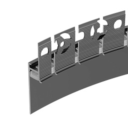 Профиль для светодиодной ленты Arlight PLINTUS-FANTOM-BENT-H35-SIDE