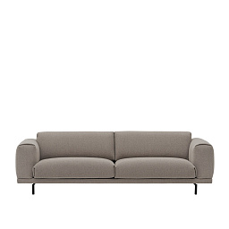 RES3HSHB0602 Muuto Rest диван трехместный серый тканевый